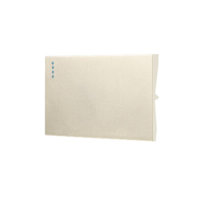 Modulo Interruttore Semplice Meccanico 3M LUXION, Standard Italiano colore dorato