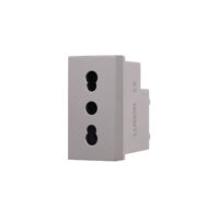 Modulo Presa Semplice Stretta 1M LUXION, Standard Italiano colore griggio