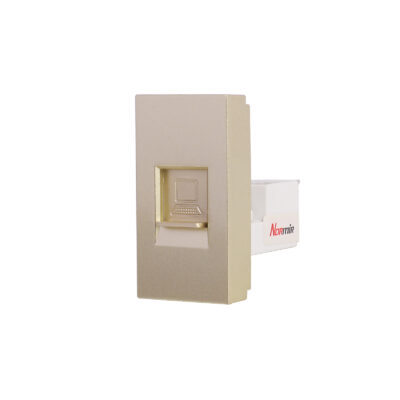 Modulo Presa Internet 1M LUXION, Standard Italiano colore dorato