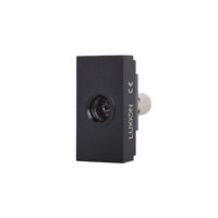 Modulo Presa TV 1M LUXION, Standard Italiano colore nero