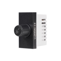 Modulo Commutatore per Ventilatore 1M LUXION Standard Italiano colore nero