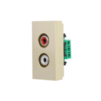 Modulo Presa Audio 1M LUXION, Standard Italiano colore dorato