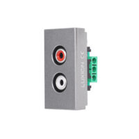 Modulo Presa Audio 1M LUXION, Standard Italiano colore griggio