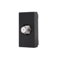 Modulo Presa Satellitare 1M LUXION colore nero