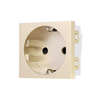 Modulo Presa Schuko 16A/2M LUXION colore dorato