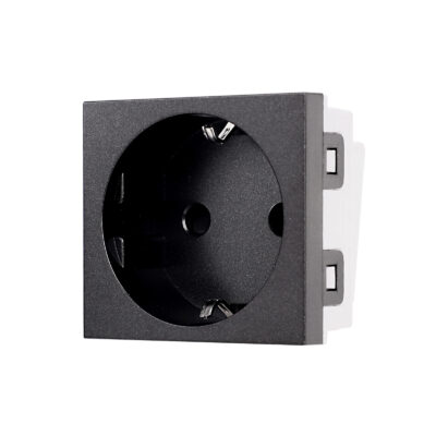 Modulo Presa Schuko 16A/2M LUXION colore nero