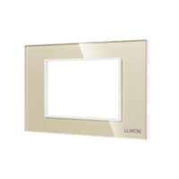 Cornice in Vetro Temperato + Supporto 3M LUXION colore dorato