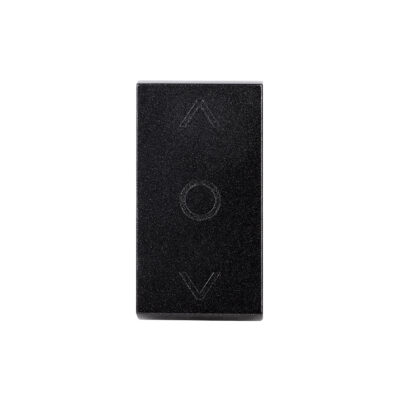 Modulo Interruttore Meccanico per Tapparelle 1M LUXION, Standard Italiano colore nero