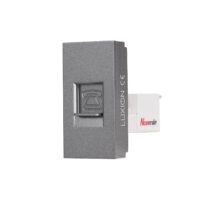 Modulo Presa Telefono 1M LUXION, Standard Italiano colore griggio