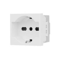 Modulo Presa Schuko italiana (2P+T) 16A /2M LUXION