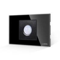 Sensore di Movimento 2M LUXION con Cornice in Vetro, Standard Italiano, 2/3M colore nero