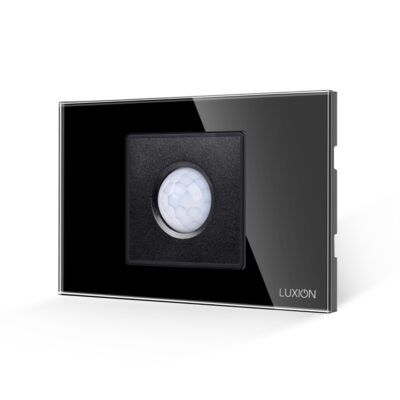 Sensore di Movimento 2M LUXION con Cornice in Vetro, Standard Italiano, 2/3M colore nero