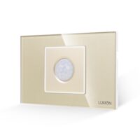 Sensore di Movimento 2M LUXION con Cornice in Vetro, Standard Italiano, 2/3M colore dorato