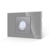 Sensore di Movimento 2M LUXION con Cornice in Vetro, Standard Italiano, 2/3M colore griggio