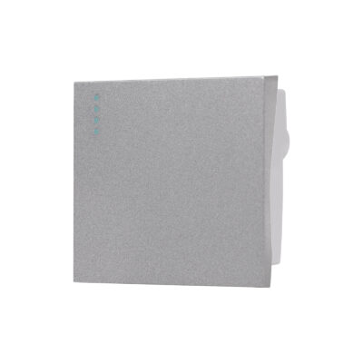 Modulo Interruttore Semplice Meccanico 2M LUXION, Standard Italiano colore griggio