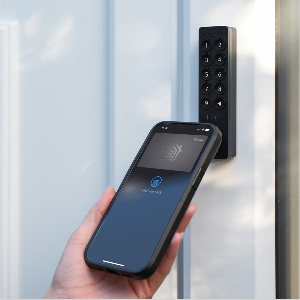 Tastiera intelligente Nuki Keypad 2.0, per Nuki Smart Lock con NFC, codice PIN e impronta digitale